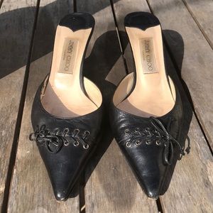 Original owner Jimmy Choo Black Kitten Heel